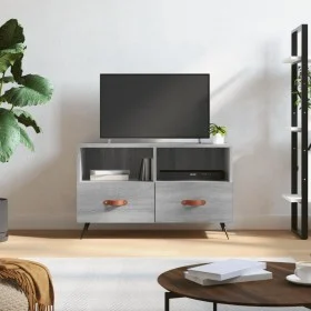 Sonoma gray engineered wood TV cabinet 80x36x50 cm by vidaXL, TV Furniture - Ref: Foro24-828946, Price: 46,97 €, Discount: %