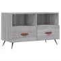 Sonoma grauer TV-Schrank aus Holzwerkstoff, 80 x 36 x 50 cm von vidaXL, TV-Möbel - Ref: Foro24-828946, Preis: 52,70 €, Rabatt: %