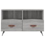 Sonoma grauer TV-Schrank aus Holzwerkstoff, 80 x 36 x 50 cm von vidaXL, TV-Möbel - Ref: Foro24-828946, Preis: 52,70 €, Rabatt: %