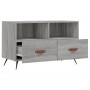 Sonoma grauer TV-Schrank aus Holzwerkstoff, 80 x 36 x 50 cm von vidaXL, TV-Möbel - Ref: Foro24-828946, Preis: 52,70 €, Rabatt: %