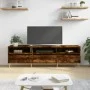 TV-Schrank aus geräuchertem Eichensperrholz, 150 x 30 x 44,5 cm von vidaXL, TV-Möbel - Ref: Foro24-831273, Preis: 90,46 €, Ra...