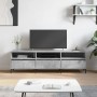 Mueble de TV madera contrachapada gris hormigón 150x30x44,5 cm de vidaXL, Muebles TV - Ref: Foro24-831288, Precio: 83,87 €, D...