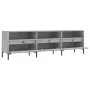 Concrete gray plywood TV cabinet 150x30x44.5 cm by vidaXL, TV Furniture - Ref: Foro24-831288, Price: 82,79 €, Discount: %