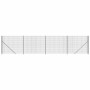 Cerca de alambre con brida gris antracita 2,2x10 m