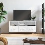 Weißer TV-Schrank aus Holzwerkstoff, 102 x 36 x 50 cm von vidaXL, TV-Möbel - Ref: Foro24-829044, Preis: 65,82 €, Rabatt: %