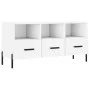 White engineered wood TV cabinet 102x36x50 cm by vidaXL, TV Furniture - Ref: Foro24-829044, Price: 65,17 €, Discount: %