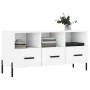 White engineered wood TV cabinet 102x36x50 cm by vidaXL, TV Furniture - Ref: Foro24-829044, Price: 65,17 €, Discount: %