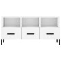 Weißer TV-Schrank aus Holzwerkstoff, 102 x 36 x 50 cm von vidaXL, TV-Möbel - Ref: Foro24-829044, Preis: 65,82 €, Rabatt: %