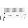 White engineered wood TV cabinet 102x36x50 cm by vidaXL, TV Furniture - Ref: Foro24-829044, Price: 65,17 €, Discount: %