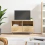 TV-Schrank aus geräuchertem Eichensperrholz, 80 x 36 x 50 cm von vidaXL, TV-Möbel - Ref: Foro24-828959, Preis: 63,13 €, Rabat...