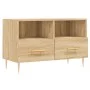 TV-Schrank aus geräuchertem Eichensperrholz, 80 x 36 x 50 cm von vidaXL, TV-Möbel - Ref: Foro24-828959, Preis: 63,13 €, Rabat...
