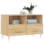 TV-Schrank aus geräuchertem Eichensperrholz, 80 x 36 x 50 cm von vidaXL, TV-Möbel - Ref: Foro24-828959, Preis: 63,92 €, Rabat...