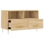 TV-Schrank aus geräuchertem Eichensperrholz, 80 x 36 x 50 cm von vidaXL, TV-Möbel - Ref: Foro24-828959, Preis: 63,13 €, Rabat...