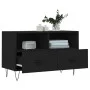 Mueble para TV madera contrachapada negro 80x36x50 cm de vidaXL, Muebles TV - Ref: Foro24-828965, Precio: 51,50 €, Descuento: %