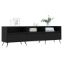 Schwarzer TV-Schrank aus Sperrholz, 150 x 30 x 44,5 cm von vidaXL, TV-Möbel - Ref: Foro24-831253, Preis: 100,48 €, Rabatt: %
