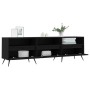Schwarzer TV-Schrank aus Sperrholz, 150 x 30 x 44,5 cm von vidaXL, TV-Möbel - Ref: Foro24-831253, Preis: 100,48 €, Rabatt: %