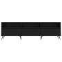 Schwarzer TV-Schrank aus Sperrholz, 150 x 30 x 44,5 cm von vidaXL, TV-Möbel - Ref: Foro24-831253, Preis: 100,48 €, Rabatt: %