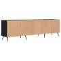 Mueble de TV madera contrachapada negro 150x30x44,5 cm de vidaXL, Muebles TV - Ref: Foro24-831253, Precio: 98,95 €, Descuento: %