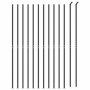 Cerca de alambre con brida gris antracita 1,4x25 m