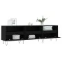 Mueble de TV madera contrachapada negro 150x30x44,5 cm de vidaXL, Muebles TV - Ref: Foro24-831277, Precio: 102,21 €, Descuent...
