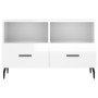 Glänzend weißer Sperrholz-TV-Schrank 80x36x50 cm von vidaXL, TV-Möbel - Ref: Foro24-828990, Preis: 50,58 €, Rabatt: %