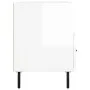 Glossy white plywood TV cabinet 80x36x50 cm by vidaXL, TV Furniture - Ref: Foro24-828990, Price: 50,58 €, Discount: %