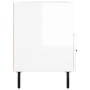 Glänzend weißer Sperrholz-TV-Schrank 80x36x50 cm von vidaXL, TV-Möbel - Ref: Foro24-828990, Preis: 50,58 €, Rabatt: %