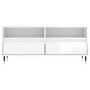 Mueble de TV madera contrachapada blanco brillo 100x34,5x44,5cm de vidaXL, Muebles TV - Ref: Foro24-831230, Precio: 80,54 €, ...
