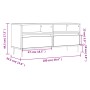 Mueble de TV madera contrachapada blanco brillo 100x34,5x44,5cm de vidaXL, Muebles TV - Ref: Foro24-831230, Precio: 80,54 €, ...