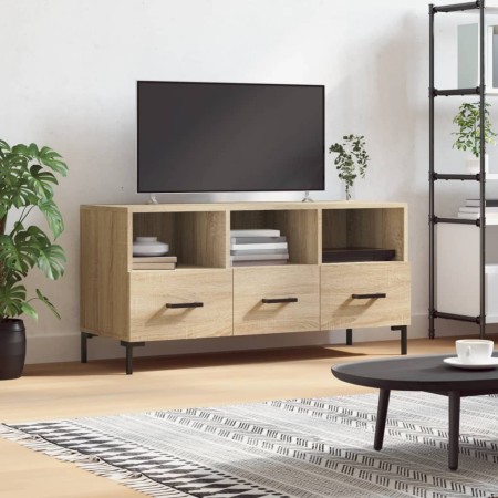 TV-Schrank aus Holzwerkstoff Sonoma-Eiche 102x36x50 cm von vidaXL, TV-Möbel - Ref: Foro24-829039, Preis: 84,06 €, Rabatt: %
