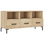 TV-Schrank aus Holzwerkstoff Sonoma-Eiche 102x36x50 cm von vidaXL, TV-Möbel - Ref: Foro24-829039, Preis: 84,06 €, Rabatt: %