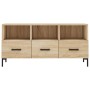 TV-Schrank aus Holzwerkstoff Sonoma-Eiche 102x36x50 cm von vidaXL, TV-Möbel - Ref: Foro24-829039, Preis: 84,06 €, Rabatt: %