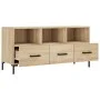 TV cabinet engineered wood Sonoma oak 102x36x50 cm by vidaXL, TV Furniture - Ref: Foro24-829039, Price: 83,01 €, Discount: %