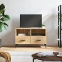 Mueble para TV madera contrachapada roble ahumado 80x36x50 cm de vidaXL, Muebles TV - Ref: Foro24-828975, Precio: 67,65 €, De...