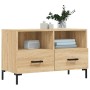 Mueble para TV madera contrachapada roble ahumado 80x36x50 cm de vidaXL, Muebles TV - Ref: Foro24-828975, Precio: 67,65 €, De...