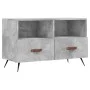 Concrete gray plywood TV cabinet 80x36x50 cm by vidaXL, TV Furniture - Ref: Foro24-828944, Price: 46,10 €, Discount: %