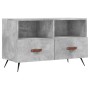 TV-Schrank aus betongrauem Sperrholz, 80 x 36 x 50 cm von vidaXL, TV-Möbel - Ref: Foro24-828944, Preis: 46,50 €, Rabatt: %