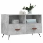 Concrete gray plywood TV cabinet 80x36x50 cm by vidaXL, TV Furniture - Ref: Foro24-828944, Price: 46,10 €, Discount: %