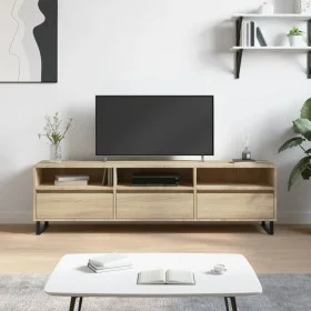 Sonoma oak plywood TV cabinet 150x30x44.5 cm by vidaXL, TV Furniture - Ref: Foro24-831303, Price: 96,84 €, Discount: %