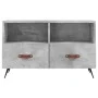 Concrete gray plywood TV cabinet 80x36x50 cm by vidaXL, TV Furniture - Ref: Foro24-828944, Price: 46,10 €, Discount: %