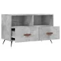 Concrete gray plywood TV cabinet 80x36x50 cm by vidaXL, TV Furniture - Ref: Foro24-828944, Price: 46,10 €, Discount: %