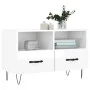 Glossy white plywood TV cabinet 80x36x50 cm by vidaXL, TV Furniture - Ref: Foro24-828966, Price: 46,48 €, Discount: %