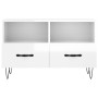 Glänzend weißer Sperrholz-TV-Schrank 80x36x50 cm von vidaXL, TV-Möbel - Ref: Foro24-828966, Preis: 46,48 €, Rabatt: %