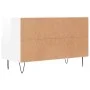 Glänzend weißer Sperrholz-TV-Schrank 80x36x50 cm von vidaXL, TV-Möbel - Ref: Foro24-828966, Preis: 46,48 €, Rabatt: %
