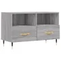 Sonoma grauer TV-Schrank aus Holzwerkstoff, 80 x 36 x 50 cm von vidaXL, TV-Möbel - Ref: Foro24-828954, Preis: 48,07 €, Rabatt: %