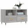 Sonoma grauer TV-Schrank aus Holzwerkstoff, 80 x 36 x 50 cm von vidaXL, TV-Möbel - Ref: Foro24-828954, Preis: 48,07 €, Rabatt: %