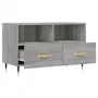 Sonoma grauer TV-Schrank aus Holzwerkstoff, 80 x 36 x 50 cm von vidaXL, TV-Möbel - Ref: Foro24-828954, Preis: 48,07 €, Rabatt: %