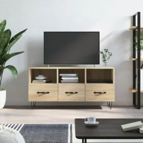 Mueble de TV madera de ingeniería roble Sonoma 102x36x50 cm de vidaXL, Muebles TV - Ref: Foro24-829031, Precio: 80,89 €, Desc...