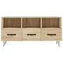 TV cabinet engineered wood Sonoma oak 102x36x50 cm by vidaXL, TV Furniture - Ref: Foro24-829031, Price: 80,89 €, Discount: %