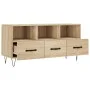 TV cabinet engineered wood Sonoma oak 102x36x50 cm by vidaXL, TV Furniture - Ref: Foro24-829031, Price: 80,89 €, Discount: %